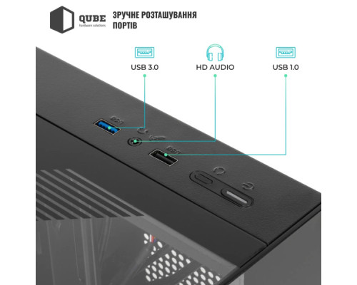 Корпус для ПК Qube AQUARIUM_GBNU3