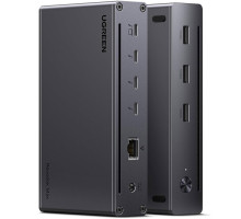 Концентратор Ugreen Thunderbolt 4 to 3xTh.4/3xUSBA 3.2/RJ45 Gigabit/140W ARevodok Max 8-in-1 U708 (25053EU)