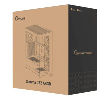 Корпус для ПК OCYPUS GAMMA C72 BK ARGB (GAMMA-C72-BKD400XX-GL)