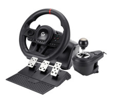 Кермо GamePro RW038PM з педалями та коробкою передач PC/XBOX360/XBOXONE/SWITCH/PS3/PS4 (RW038PM)
