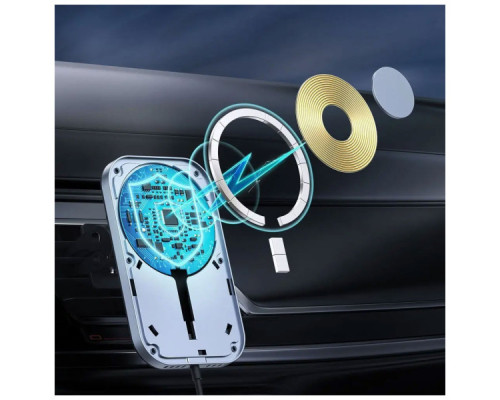 Зарядний пристрій Choetech QI 15W compatible MagSafe (T200-F-201BK)