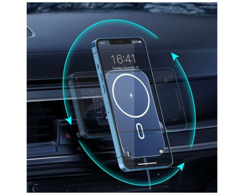 Зарядний пристрій Choetech QI 15W compatible MagSafe (T200-F-201BK)