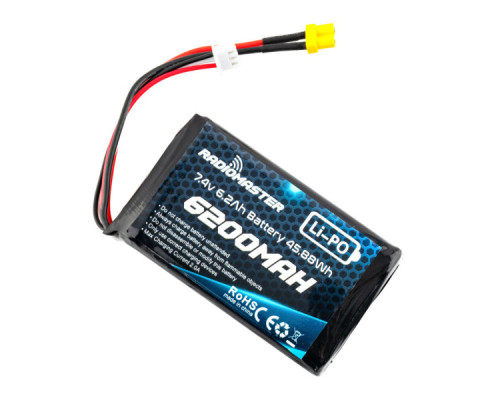 Акумуляторний блок RadioMaster 6200mah 2S Lipo Transmitter Battery (HP0157.BATT-6200-2S)
