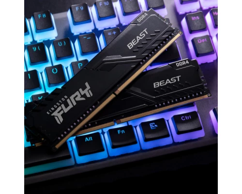 Модуль пам'яті для комп'ютера DDR4 16GB 3600 MHz Fury Beast Black Kingston Fury (ex.HyperX) (KF436C18BB/16) Модуль пам'яті для комп'ютера DDR4 16GB 3600 MHz Fury Beast Black Kingston Fury (ex.HyperX) (KF436C18BB/16)