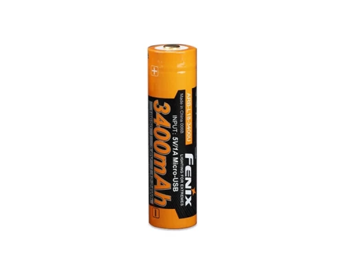 Акумулятор Fenix 18650 3400 mAh micro usb зарядка (ARB-L18-3400U) Акумулятор Fenix 18650 3400 mAh micro usb зарядка (ARB-L18-3400U)
