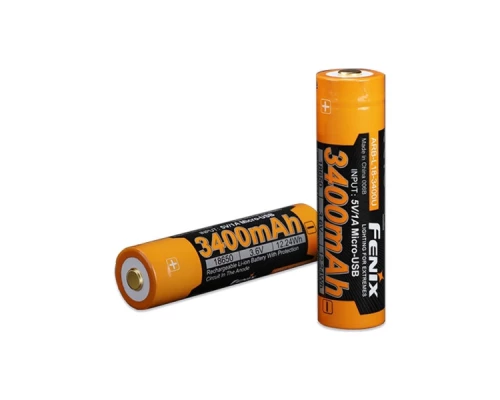 Акумулятор Fenix 18650 3400 mAh micro usb зарядка (ARB-L18-3400U) Акумулятор Fenix 18650 3400 mAh micro usb зарядка (ARB-L18-3400U)