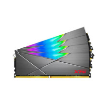 Модуль пам'яті для комп'ютера DDR4 64GB (4x16GB) 3600 MHz XPG Spectrix D50 RGB Tungsten ADATA (AX4U360016G18I-QCTG50)