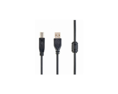 Кабель для принтера USB 2.0 AM/BM 1.5m ferrite Cablexpert (CCFB-USB2-AMBM-1.5M)