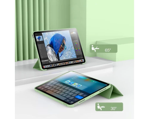 Чохол до планшета BeCover Tri Fold Soft TPU Silicone Apple iPad 10.9" 2022 Green (708520) Чохол до планшета BeCover Tri Fold Soft TPU Silicone Apple iPad 10.9" 2022 Green (708520)