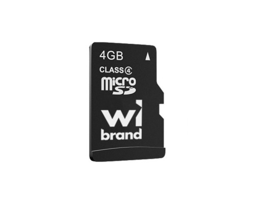 Карта пам'яті Wibrand 4GB mictoSD class 4 (WICDC4/4GB)