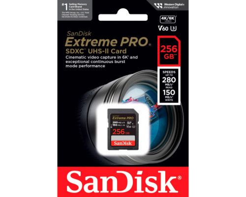 Карта пам'яті SanDisk 256GB SDXC class 10 UHS-I Extreme Pro (SDSDXEP-256G-GN4IN) Карта пам'яті SanDisk 256GB SDXC class 10 UHS-I Extreme Pro (SDSDXEP-256G-GN4IN)