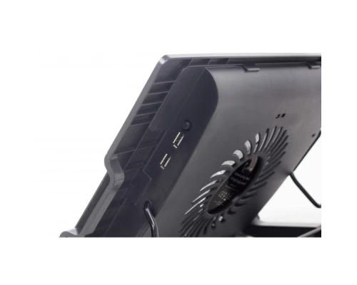 Підставка до ноутбука Gembird до 17", 1x150 mm fan, black (NBS-1F17T-01) Підставка до ноутбука Gembird до 17", 1x150 mm fan, black (NBS-1F17T-01)