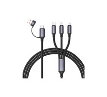 Дата кабель USB-C + USB A to Lightning + Micro 5P + USB-C 1.5m Cablexpert (CC-USB2S-ACM31-1.5M)