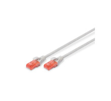 Патч-корд 15м, CAT 6 UTP, AWG 26/7, Cu, LSZH, grey Digitus (DK-1617-150)