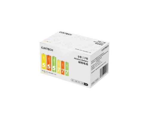 Батарейка CUKTECH AA+AAA rainbow alkaline battery (12*AA+12*AAA) (CUKAAB10CNCM)