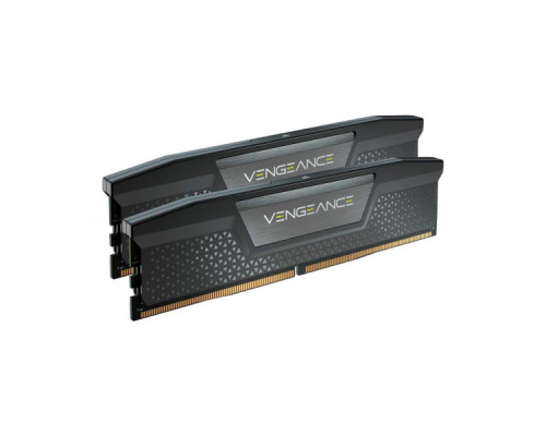 Модуль пам'яті для комп'ютера DDR5 48GB (2x24GB) 5200 MHz Vengeance Black Corsair (CMK48GX5M2B5200C38)