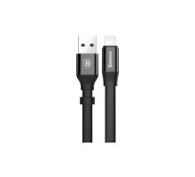 Дата кабель USB 2.0 AM to Lightning 0.23m 2A black Baseus (CALMBJ-B01)
