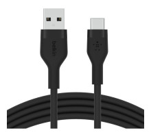 Дата кабель USB 2.0 AM to Type-C 1.0m Black Belkin (CAB008BT1MBK)