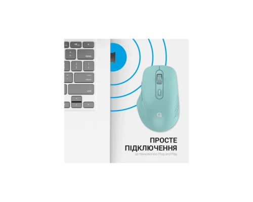 Мишка OfficePro M230M Silent Click Wireless/Bluetooth Mint (M230M) Мишка OfficePro M230M Silent Click Wireless/Bluetooth Mint (M230M)