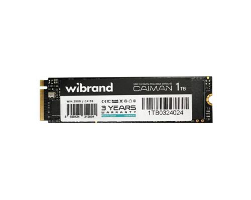 Накопичувач SSD M.2 2280 1TB Caiman Wibrand (WIM.2SSD/CA1TB)