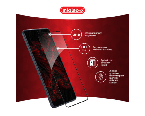 Скло захисне Intaleo Full Glue Xiaomi Redmi K60 Black (1283126589867)