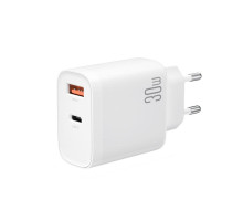 Зарядний пристрій XO 1xUSB-C PD30W + 1xUSB QC3.0 (XO-QC16)
