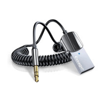 Bluetooth-адаптер Essager Adapter Car Wireless Receiver USB to 3.5mm Car Kit Speaker (EBTEB01-JS0A)