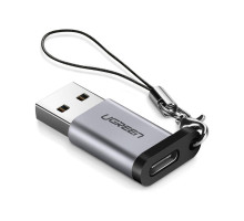 Перехідник USB 3.0 AM to USB-C F gray UGREEN (50533)
