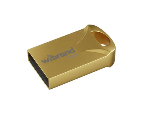 USB флеш накопичувач Wibrand 16GB Hawk Gold USB 2.0 (WI2.0/HA16M1G)