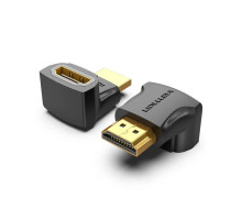 Перехідник HDMI F to HDMI M 270° 4K 60Hz PVC Vention (AINB0)