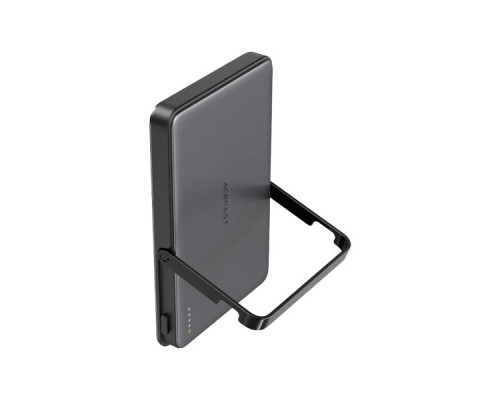 Батарея універсальна Acefast Magnetic Wireless 5000mAh, 18W, PD, QC/3.0, with holder M16, Black (6974316283997)