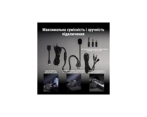 Навушники ASUS ROG Kithara Black (90YH0470-BHUA00)