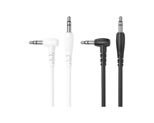 Кабель мультимедійний 3.5mm M to 3.5mm M 2.0m black BOROFONE (6974443382181)