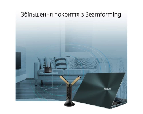 Мережева карта Wi-Fi ASUS USB-AX56 (90IG06H0-MO0R10) Мережева карта Wi-Fi ASUS USB-AX56 (90IG06H0-MO0R10)