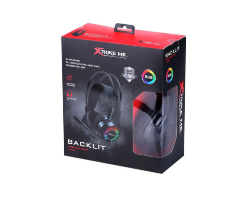 Навушники Xtrike ME GH-709 RGB Black (GH-709)