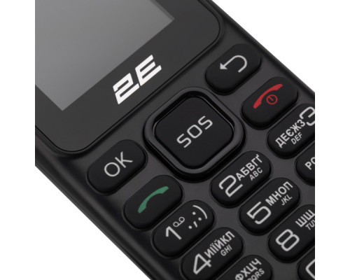 Мобільний телефон 2E S180 2024 Black (694743653885)