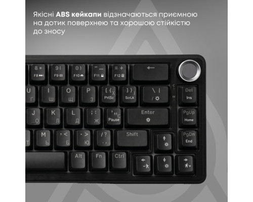 Клавіатура Ajazz AK690 Peach Mist Switch USB UA White (AK690-PM-W)
