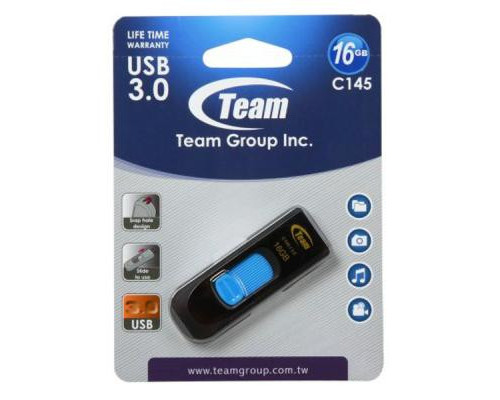 USB флеш накопичувач Team 16Gb C145 Blue USB 3.0 (TC145316GL01)