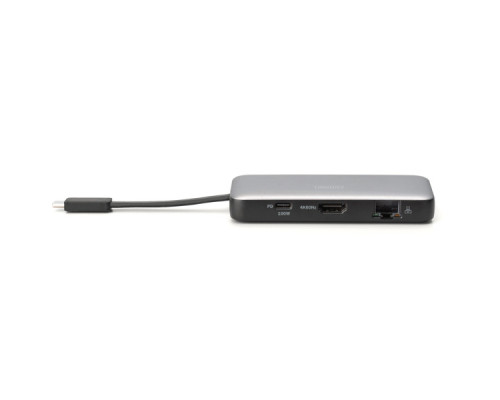 Порт-реплікатор Digitus USB-C > HDMI/2xUSB-A/USB-C/SD/MicroSD/RJ54 (DA-70914)