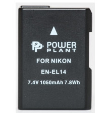 Акумулятор до фото/відео PowerPlant Nikon EN-EL14 Chip (D3100, D3200, D5100) (DV00DV1290)