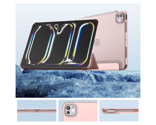Чохол до планшета BeCover Tri Fold Hard Apple iPad Pro 11" M5 2025 Pink (715997)