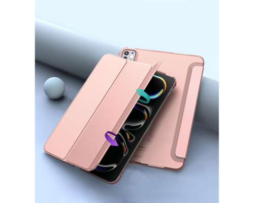 Чохол до планшета BeCover Tri Fold Hard Apple iPad Pro 11" M5 2025 Pink (715997)