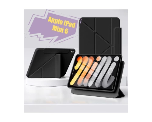 Чохол до планшета BeCover Ultra Slim Origami Flex Apple iPad Mini 6 2021 Black (712967) Чохол до планшета BeCover Ultra Slim Origami Flex Apple iPad Mini 6 2021 Black (712967)