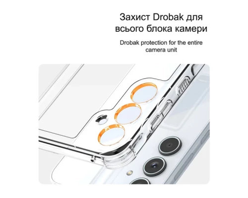 Чохол до мобільного телефона Drobak Acrylic Case with Airbag Samsung Galaxy S24 FE Camera cover (949427) Чохол до мобільного телефона Drobak Acrylic Case with Airbag Samsung Galaxy S24 FE Camera cover (949427)