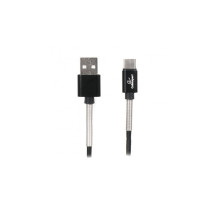 Дата кабель USB 2.0 AM to USB-C 1.0m Cablexpert (CCPB-C-USB-06BK)