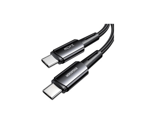 Дата кабель USB-C to USB-C 1.0m 240W Essager (EXCTT3-CG0G-P)