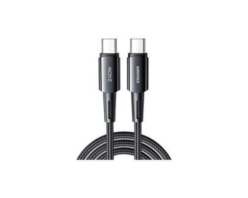 Дата кабель USB-C to USB-C 1.0m 240W Essager (EXCTT3-CG0G-P)