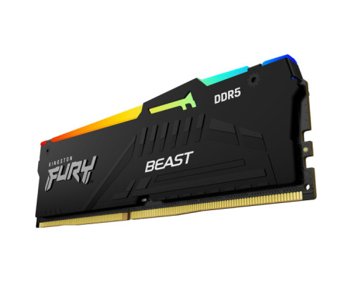 Модуль пам'яті для комп'ютера DDR5 32GB 5600 MHz Beast RGB XMP Kingston Fury (ex.HyperX) (KF556C40BBA-32)