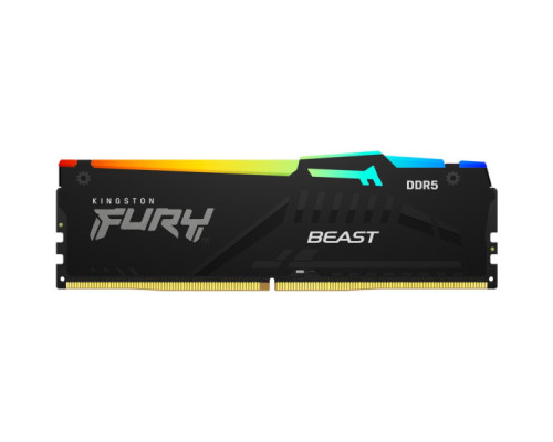 Модуль пам'яті для комп'ютера DDR5 32GB 5600 MHz Beast RGB XMP Kingston Fury (ex.HyperX) (KF556C40BBA-32)