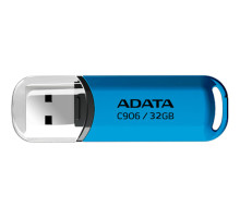 USB флеш накопичувач ADATA 32GB C906 Blue USB 2.0 (AC906-32G-RWB)